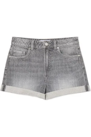 Cropp Shorts in denim con effetto lavato