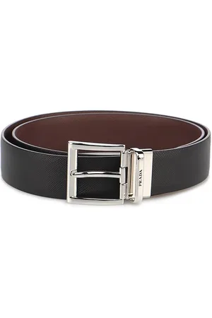 Prada Saffiano Leather Reversible Belt