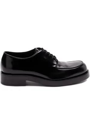 Prada Brushed Leather Derby Shoes