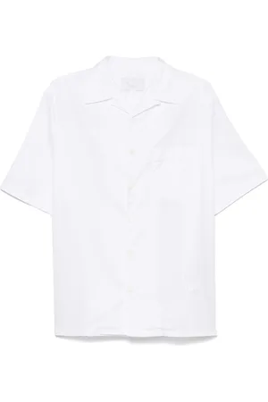 Prada Short-Sleeved Cotton Shirt