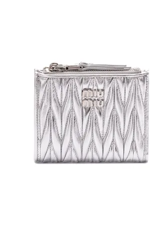 Miu Miu Small Matelassé Nappa Leather Wallet