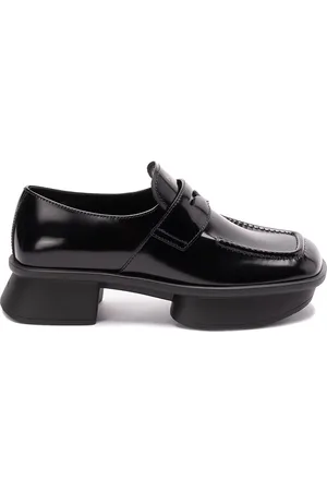 Prada Brushed Leather Loafers