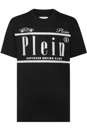 Philipp Plein `Racing Club` Short Sleeve Round-Neck T-Shirt