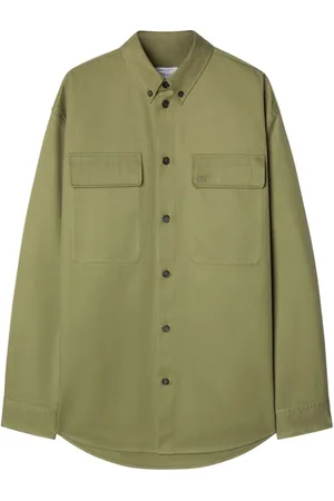 OFF-WHITE `Ow Emb Cot Milit` Overshirt
