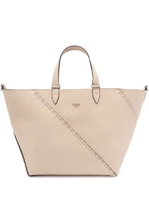 Fendi `Selleria Diag` Small Shopper