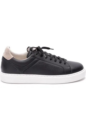 Brunello Cucinelli Grained Calfskin Sneakers