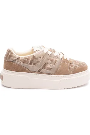 Fendi `Ff Match` Denim Sneakers