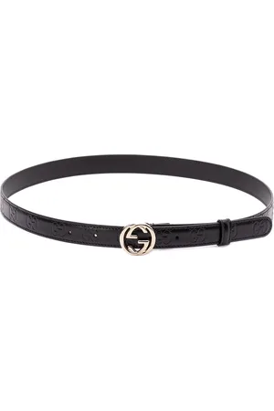 Gucci Belt With `Interlocking G` Buckle