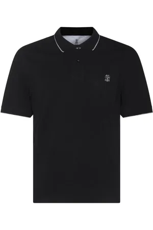 Brunello Cucinelli Cotton Piqué Polo Shirt With Logo