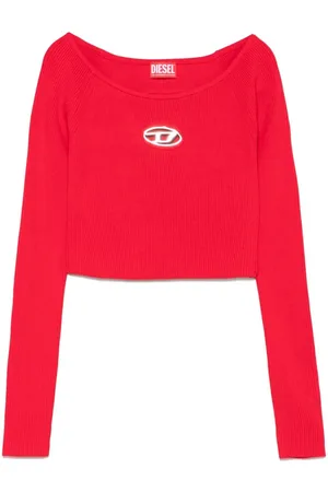 Diesel `M-Vera-Ls` Off-The-Shoulder Top