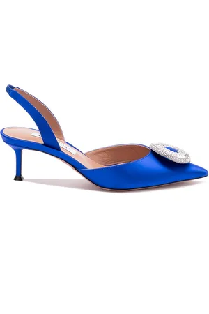 Aquazzura `Crystal Hoop Sling 50`