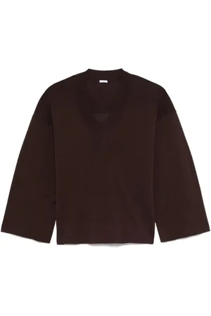 Malo Long Sleeve V-Neck Sweater