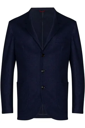 Brunello Cucinelli Cashmere Jersey Blazer With Patch Pockets