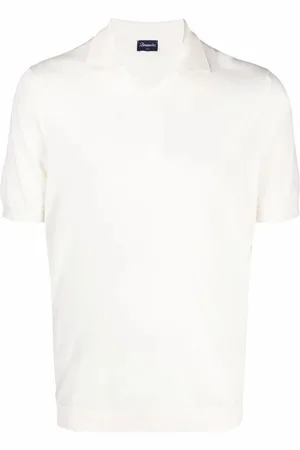 DRUMOHR Short Sleeve V-Neck Polo