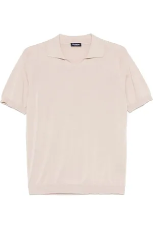 DRUMOHR Short Sleeve V-Neck Polo