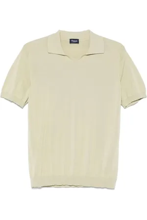 DRUMOHR Short Sleeve V-Neck Polo