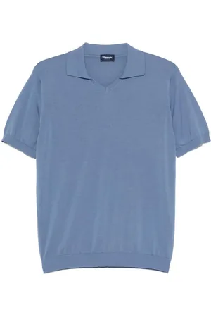 DRUMOHR Short Sleeve V-Neck Polo