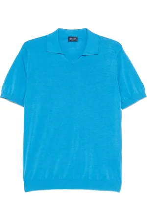 DRUMOHR Short Sleeve V-Neck Polo