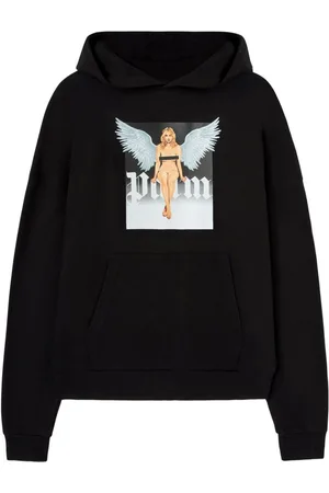 Palm Angels `Crystal Pin Up` Hoodie