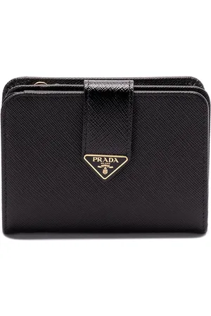 Prada `Saffiano` Leather Wallet