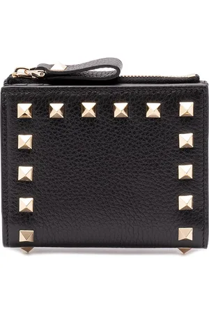VALENTINO GARAVANI `Rockstud` Flap French Wallet
