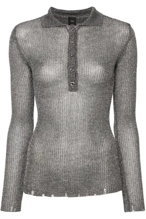 Pinko `Tino` Polo-Neck Sweater