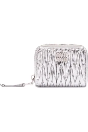 Miu Miu Small Matelassé Nappa Leather Wallet