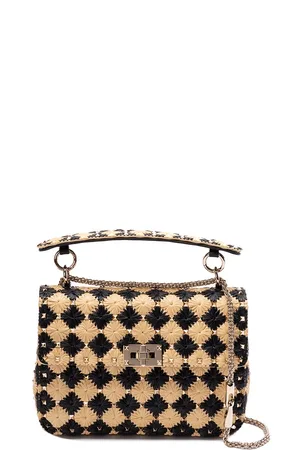 VALENTINO GARAVANI `Rockstud Spike` Medium Shoulder Bag