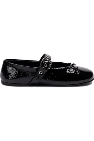 Miu Miu Leather Ballerinas