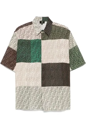 Fendi `Ff Patch` Short Sleeve Shirt