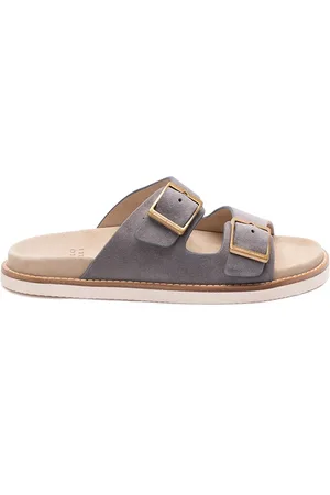 Brunello Cucinelli Suede `Urban` Slides