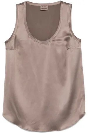 Brunello Cucinelli Satin Top