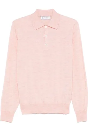 Brunello Cucinelli Long Sleeve Polo-Neck Sweater