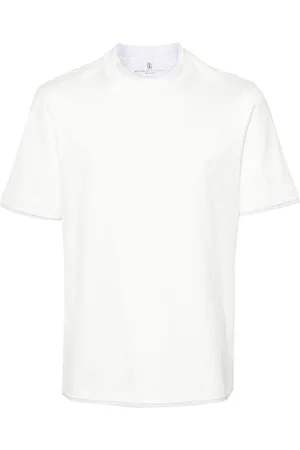 Brunello Cucinelli Crew-Neck T-Shirt With Faux-Layering