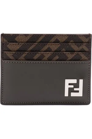 Fendi `Ff Squared` Card Holder