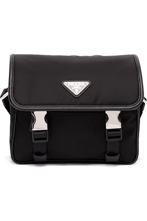 Prada Re-Nylon And Saffiano Leather Shoulder Bag