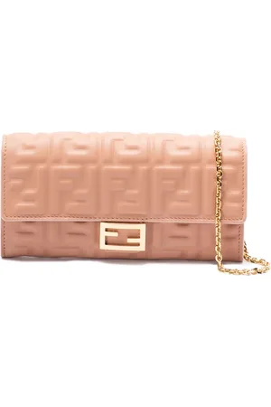 Fendi `Baguette` Continental Wallet With Chain