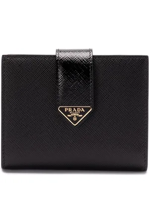 Prada `Saffiano` Leather Wallet