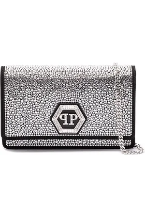Philipp Plein Strass `Hexagon` Mini Shoulder Bag
