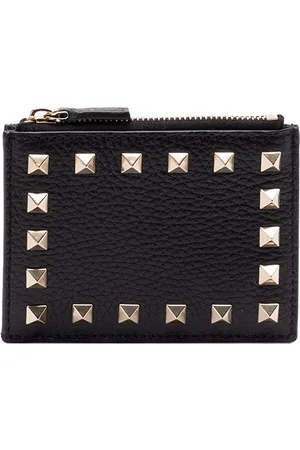 VALENTINO GARAVANI `Rockstud` Coin Purse/Card Case