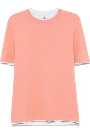 Brunello Cucinelli Crew-Neck T-Shirt With Faux-Layering