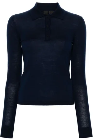 Pinko `Liquoroso` Polo-Neck Sweater