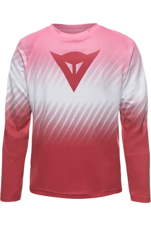 Dainese Scarabeo Jersey Ls - Bambino - Kid - Pink/white - Jm