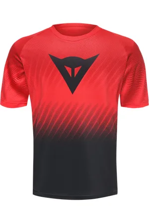Dainese Scarabeo Jersey Ss - Bambino - Kid - High-risk-red/black - Jl
