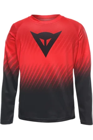 Dainese Scarabeo Jersey Ls - Bambino - Kid - High-risk-red/black - Jxl