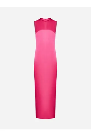 VERSACE Donna Vestiti lunghi - Abito lungo in raso