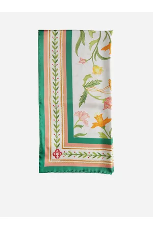 Casablanca Donna Sciarpe - Foulard in seta a stampa L'arche Fleurie