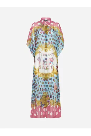 VERSACE Donna Vestiti da spiaggia - Copricostume chemisier a stampa