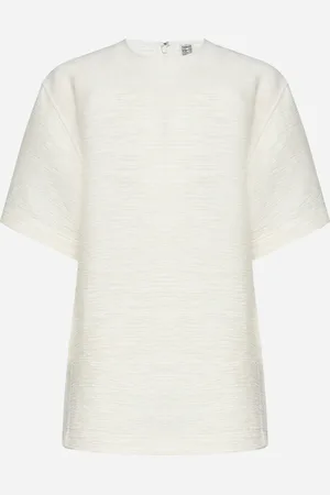 Totême T-shirt in viscosa crespata