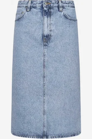 Totême Gonna midi in denim